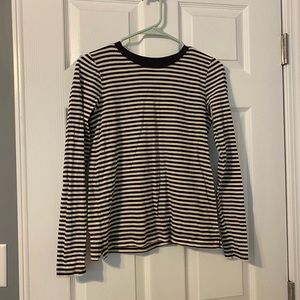 Loft womens long sleeve striped tee shirt XXS